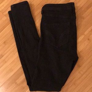 Black high rise jeans